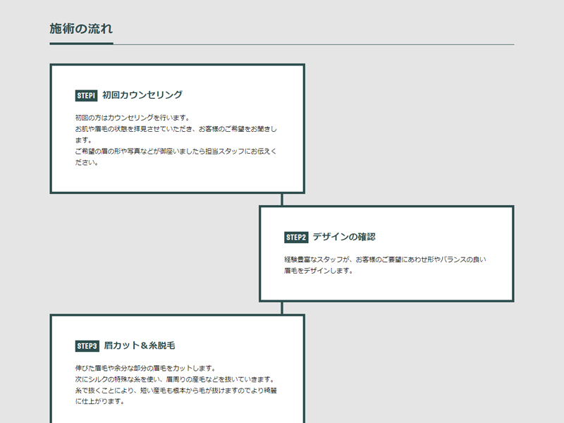 メンズ専門眉毛サロン『ソレイユ』